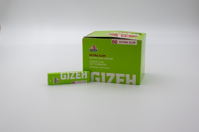GIZEH EXTRA SLIM (ΛΑΧΑΝΙ) 66φ