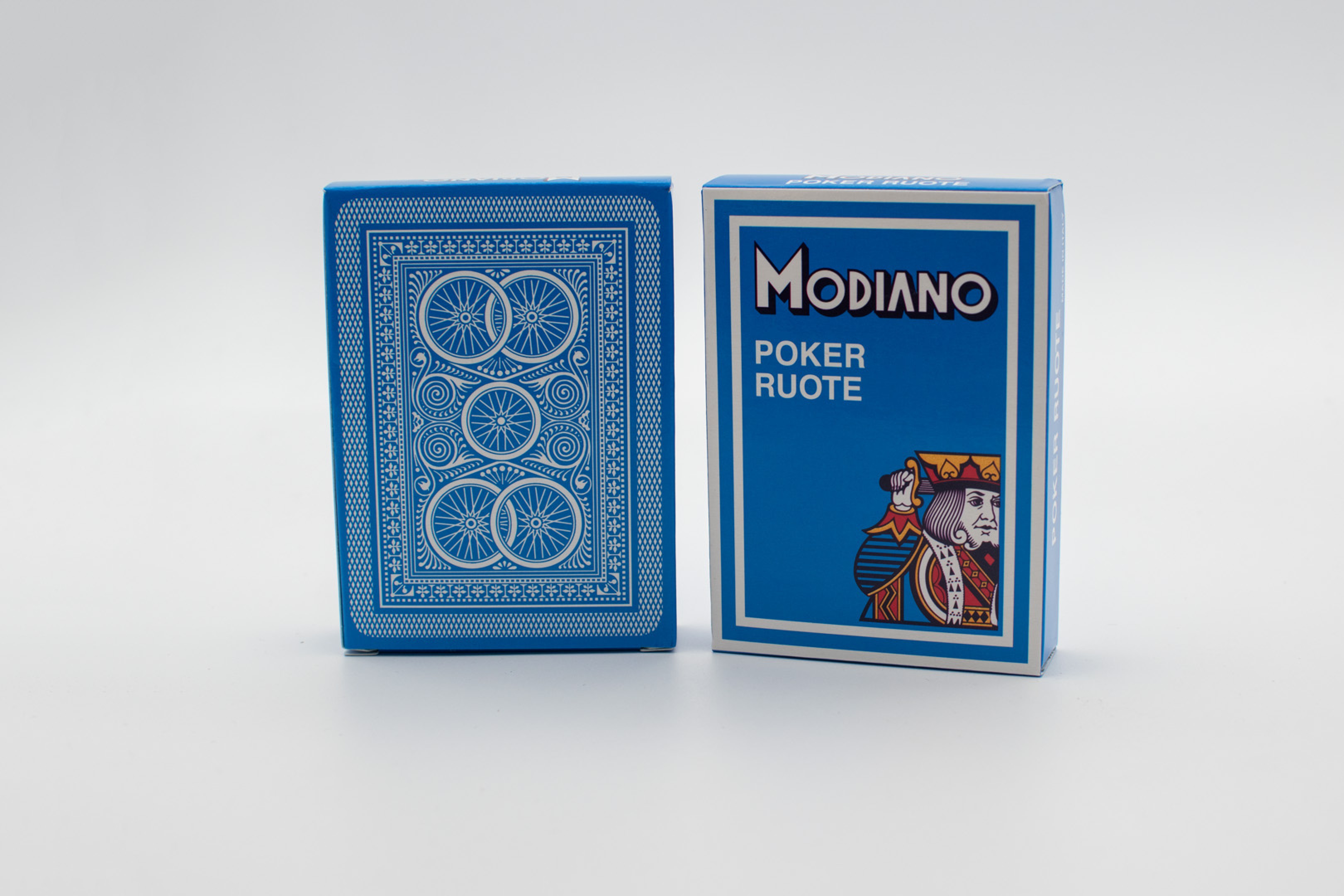 ΤΡΑΠΟΥΛΑ POKER RUOTE MODIANO (ΣΕΤ ΜΠΛΕ & ΚΟΚΚΙΝΗ)