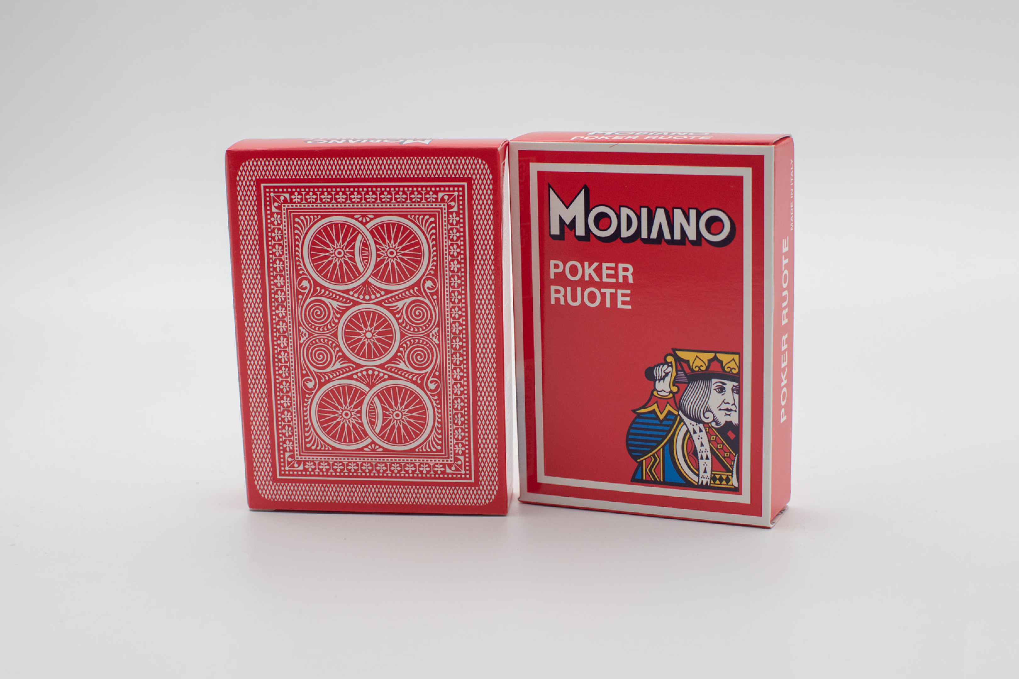 ΤΡΑΠΟΥΛΑ POKER RUOTE MODIANO (ΣΕΤ ΜΠΛΕ & ΚΟΚΚΙΝΗ)