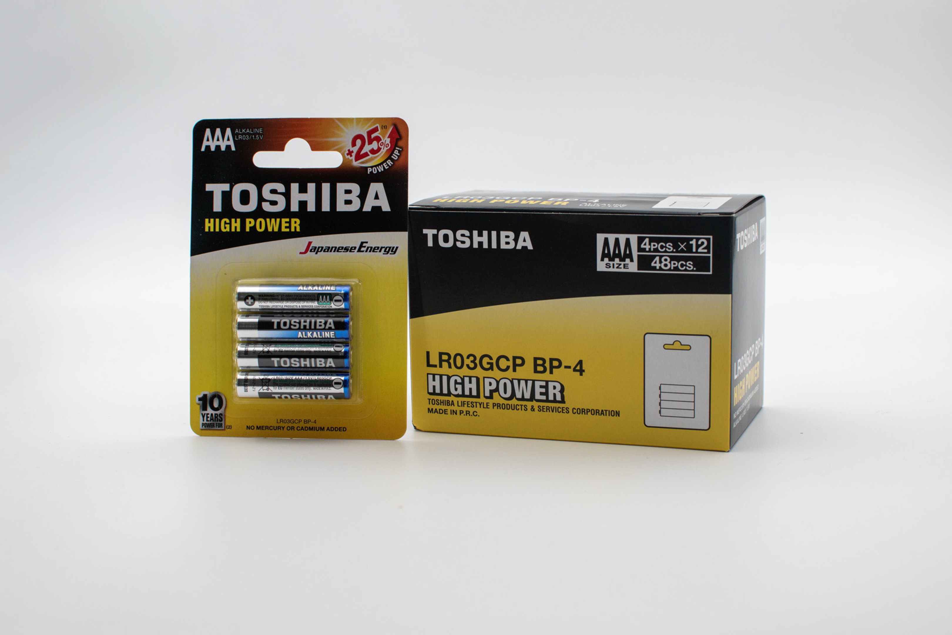 TOSHIBA ΜΠΑΤΑΡΙΕΣ LR03 ΑΑΑ(4 ΤΕΜ)