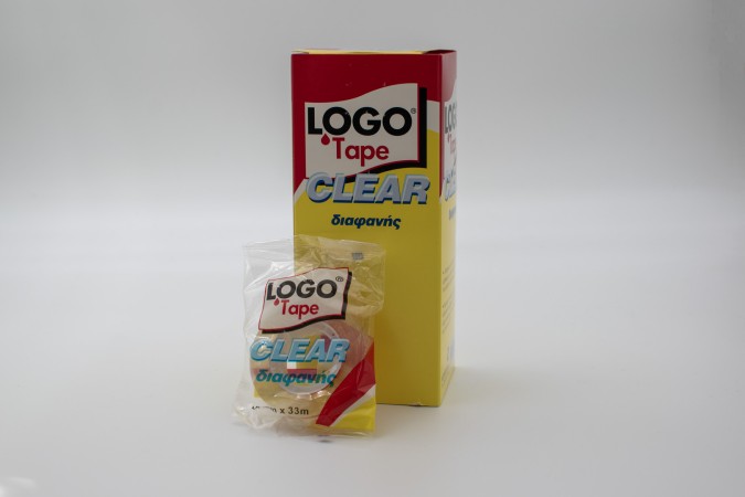 LOGO tape PLASTCORE CLEAR (12*33)